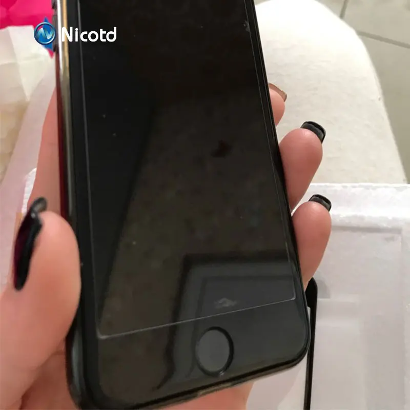 3D Gebogene Weichen Rand Gehärtetem Glas Für iPhone 7 Plus Kohlefaser full cover Handy Displayschut
