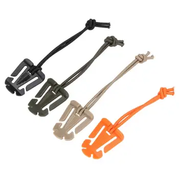

2Pcs/lot Molle Backpack Carabiner EDC Tool Elastic Rope Webbing Buckle
