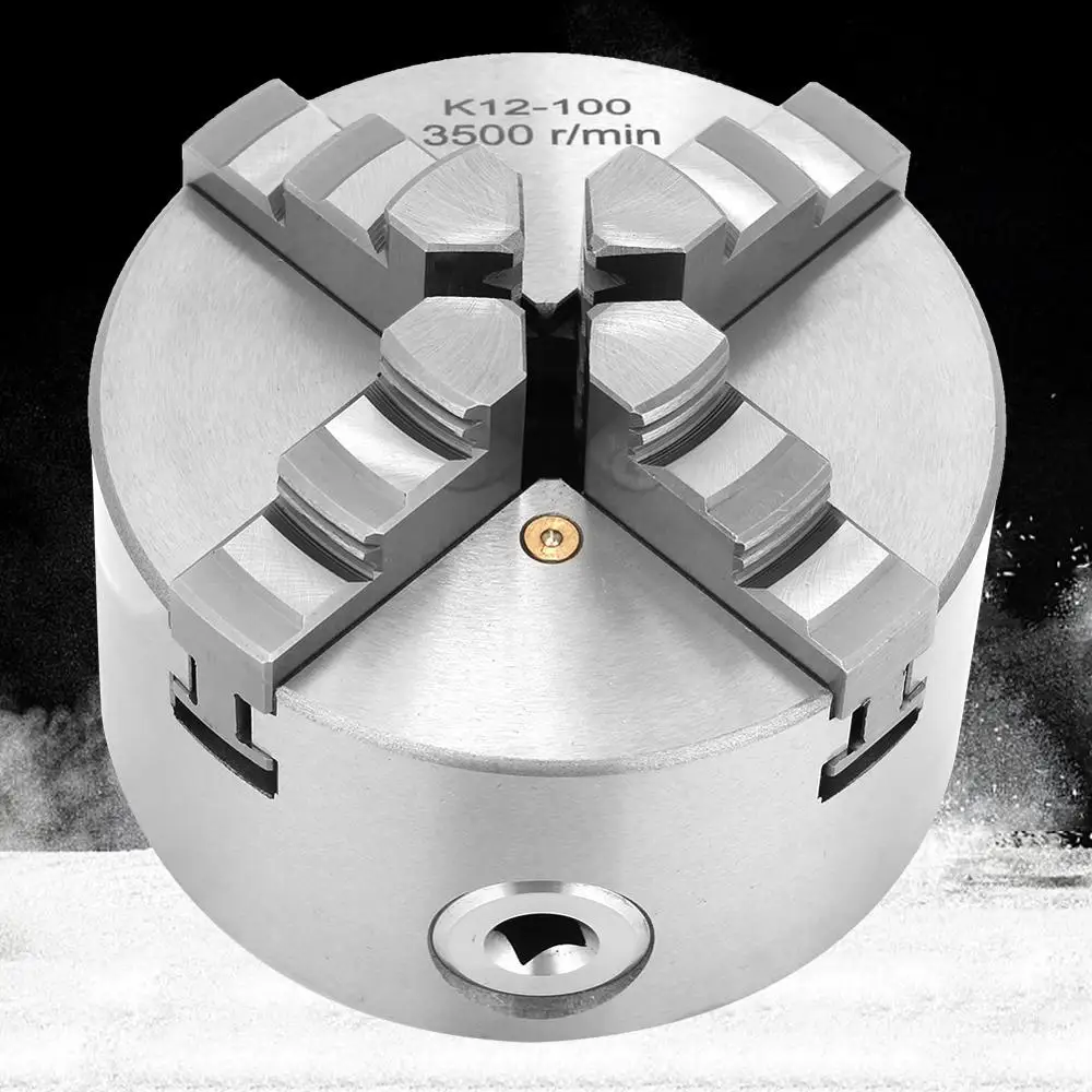 Buy 100mm 4 Jaw Lathe Chuck Metal Self Centering Chuck With Jaws Turning