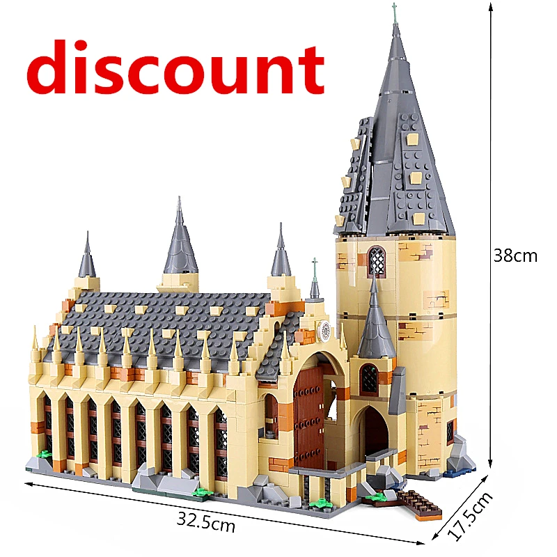 Leg harry potter 75954 Hogwarts castle set figure playmobil Building Blocks Bricks DIY Toys Compatible with Legoings 16052