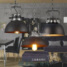 2016 America Industrial Vintage Pendant Light Edison Hanging Lamp For Cafe Room Restaurant Bar 110-220V E27 YGBS-07