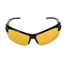 Черные солнцезащитные очки для велоспорта с желтым ночным видением