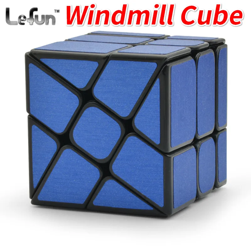 Lefun куб-мельница головоломка с ветровым огнем 3x3 волшебный куб Cubo Magico Обучающие Развивающие игрушки для детей
