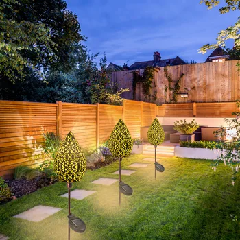 

solar lamp New Solar Light Football Type Lantern Outdoor Hanging Lanterns solar Garden Lights Decor Metal Yard Accessories