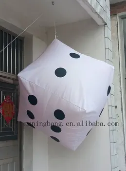 

1m diameter hanging dice inflatable dice for party decoration