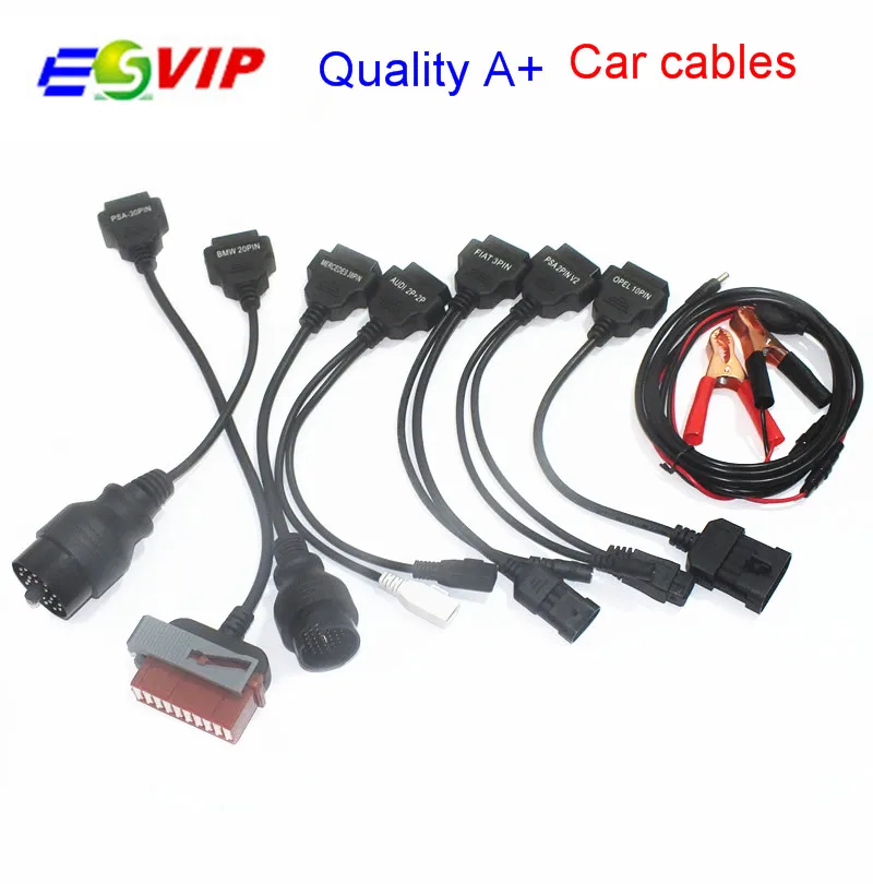 Prix pour Haute Qualité OBD2 Câbles Pour TCS CDP Pro Voitures Câbles De Diagnostic Interface Outil ensemble Complet 8 Câbles De Voiture Pour autocom CDP Scanner Prix pour Haute Qualité OBD2 Câbles Pour TCS CDP Pro Voitures Câbles De Diagnostic Interface Outil ensemble Complet 8 Câbles De Voiture Pour autocom CDP Scanner