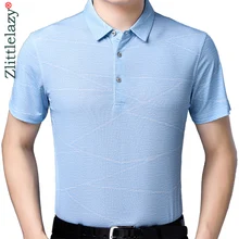 Брендовая Повседневная летняя футболка поло с короткими рукавами, мужские рубашки поло из Джерси, качественные мужские поло, футболки, платья, мода 32532