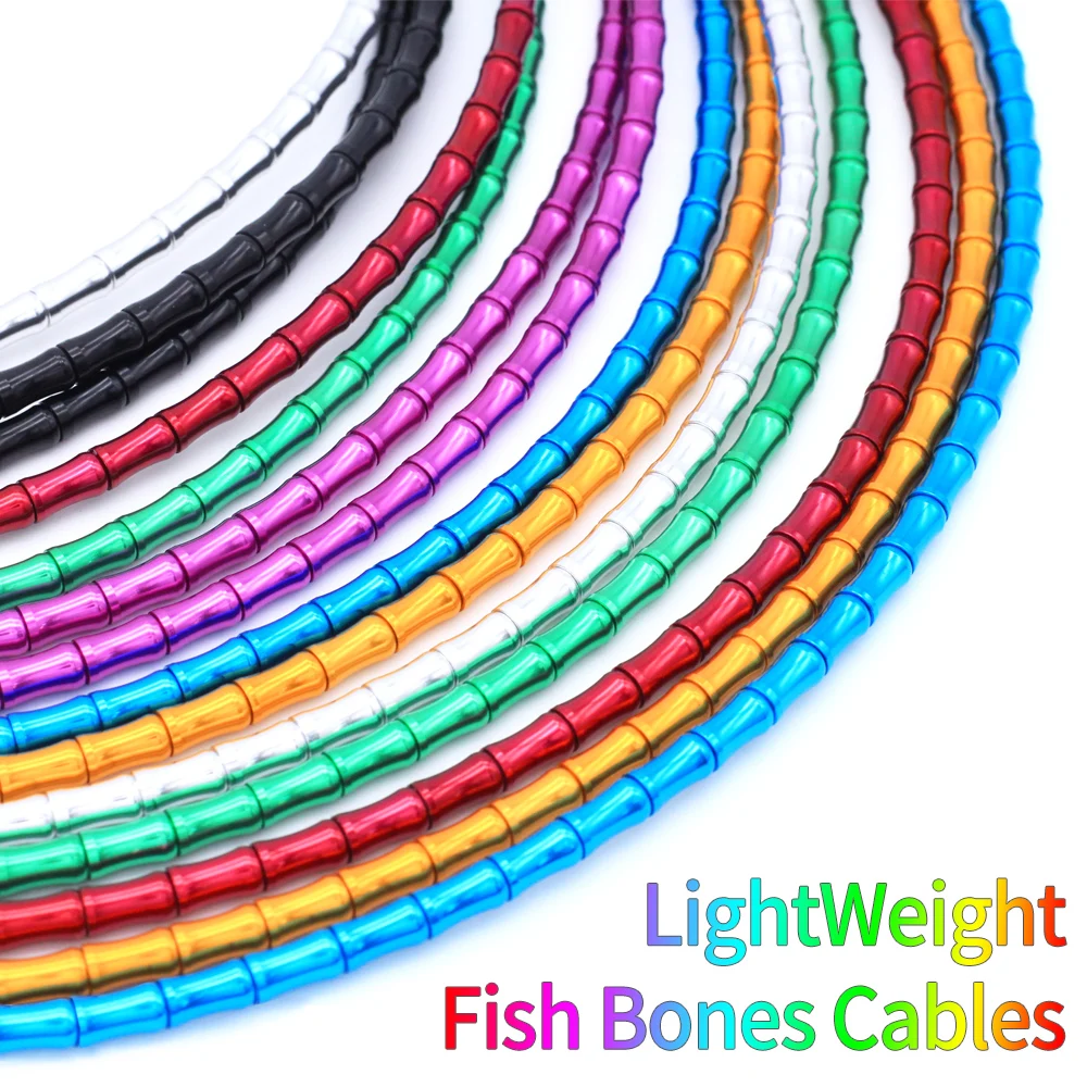  1900mm Bicycle Brake Cable Set Derailleur Shift Housing Aluminum Alloy Links MTB Road Bike Brake Ho