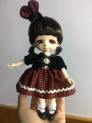 BJD кукольная одежда клетчатая юбка 1/8 1/12 лати-и/Пуки плата/АЕ