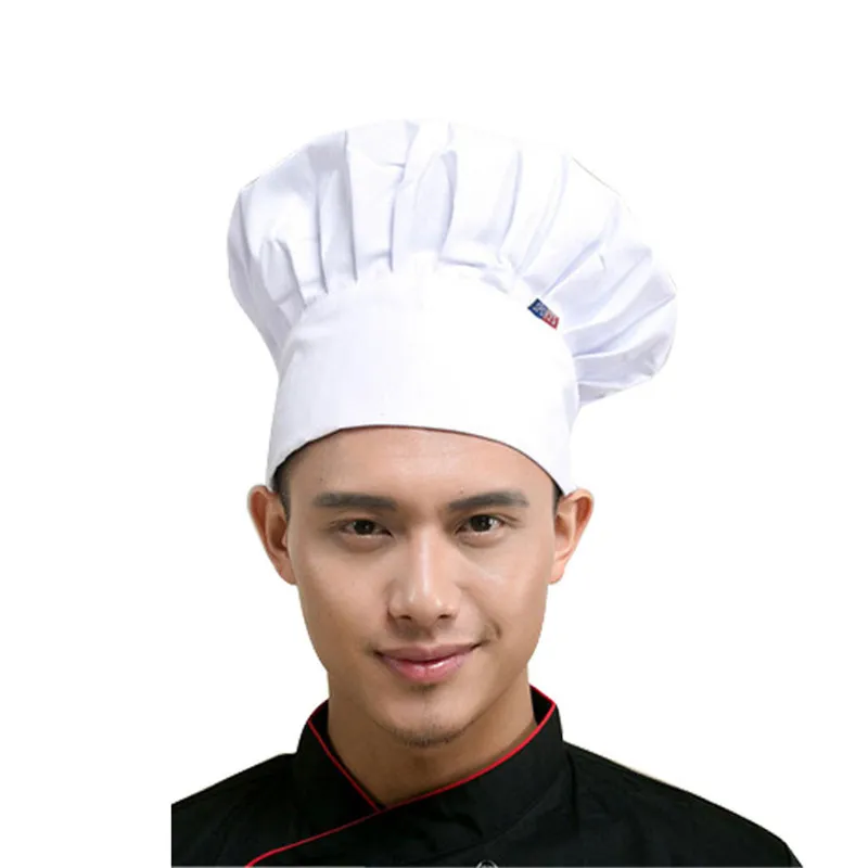 

22.04''*6.3'' Cook Hat Fashion Baker Chef Adjustable Catering Elastic Kitchen Men Cap Drop Ship Oct10