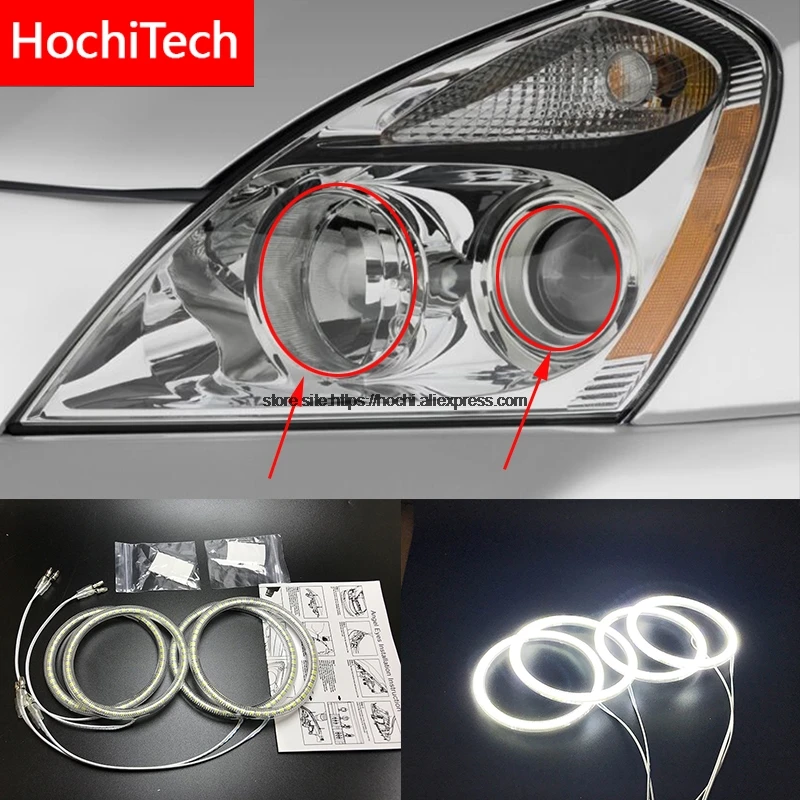 HochiTech для Kia Carnival Sedona 2006 10 ультра яркие SMD белые светодиодные глаза ангела лм