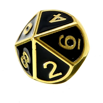 

7pcs Metal Polyhedral Dice With Bag Embossed Heavy For Funny Dungeons & Dragons RPG MTG Group Party Bar Table Outdoor Dices