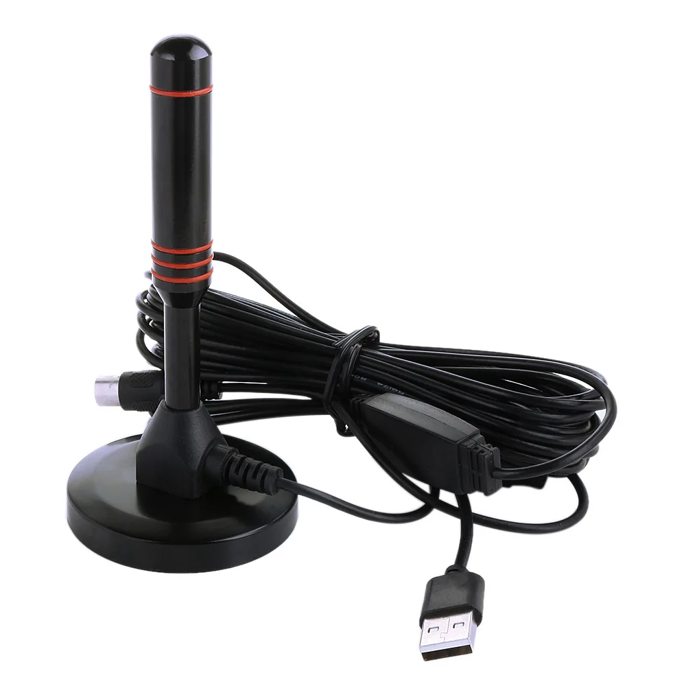 

1080P HD Digital Indoor TV Antenna For DVB-T CMMB DTMB Digital Portable TV Aerial IEC Connector TV Receiver With USB TV Tuner