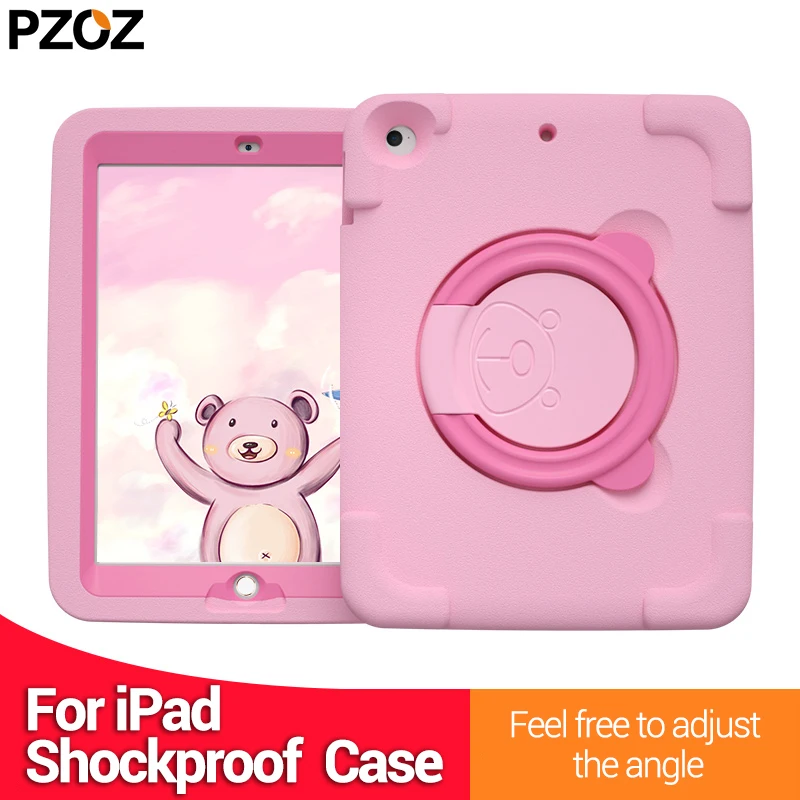 PZOZ For iPad case 9.7 Air 12 mini 1 2 3 4 5 6 Shockproof Safe EVA case Soft Non-toxic children for iPad Holder case