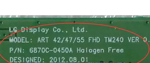 placa logica 6870c 0450a arte 42 47 55 tm240 ver01 placa parte 01