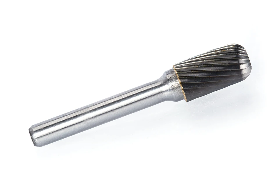 HUHAO 1 шт. 6 мм хвостовик Вольфрамовая сталь резак металлическая шлифовальная резьба, вращающийся цилиндрический фреза для полировки металла W Тип