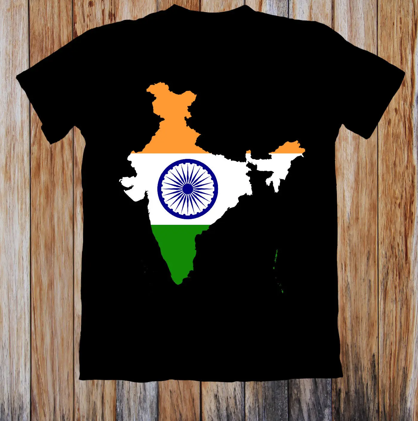 

INDIA MAP & FLAG UNISEX T-SHIRT Cartoon t shirt men Unisex New Fashion tshirt Loose Size top ajax 2018 funny t shirts 100%