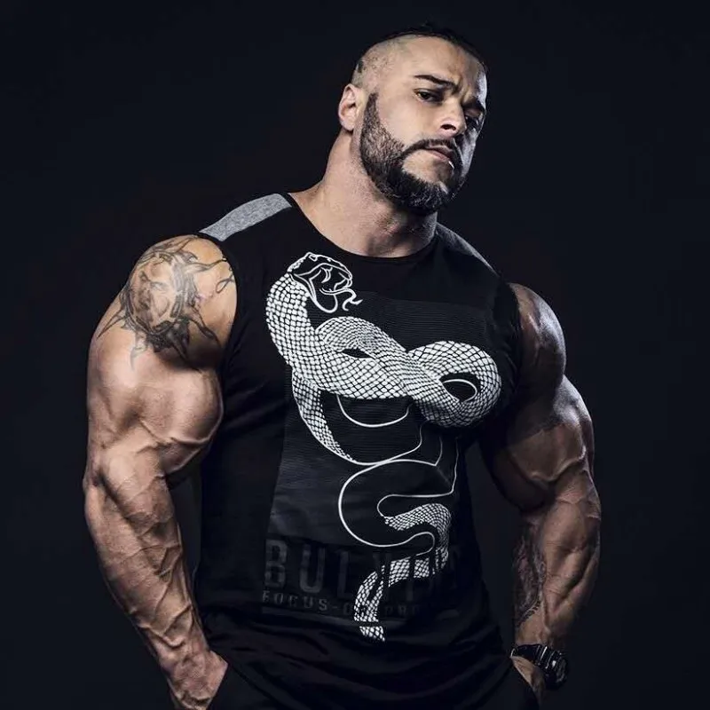 

2019 Fitness Clothes Golds NPC Bodybuilding Tank Top Men Sleeveless Tops Casual World of Tanks Brand Tracksuits Men Vest