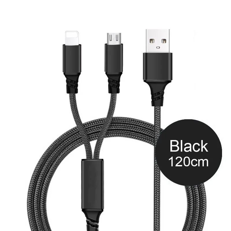 3в1 2в1 USB кабель для iPhone X 8 7 6 Micro usb type C кабель для samsung S9 S8 Быстрая зарядка кабель 3A зарядное устройство короткий длинный шнур