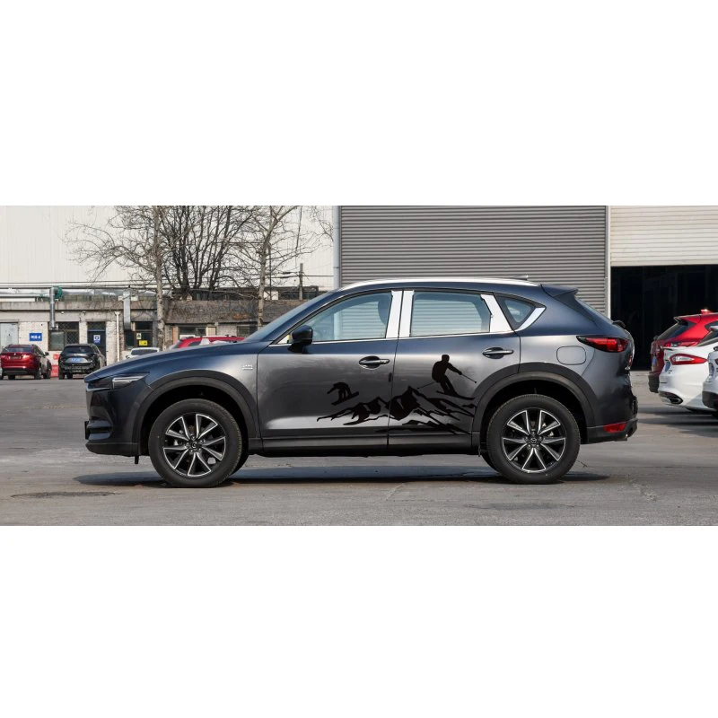 Подходит для MAZDA MX 5 RF автомобильные наклейки боковая дверь гора приключение лыжи