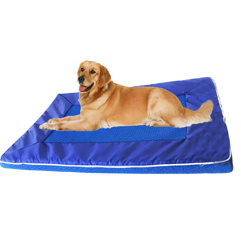 

3 Size Summer Dog Bed Oxford Nylon Cooling Cat Beds Breathable Detachable Wash Large Dog Cushion Mat