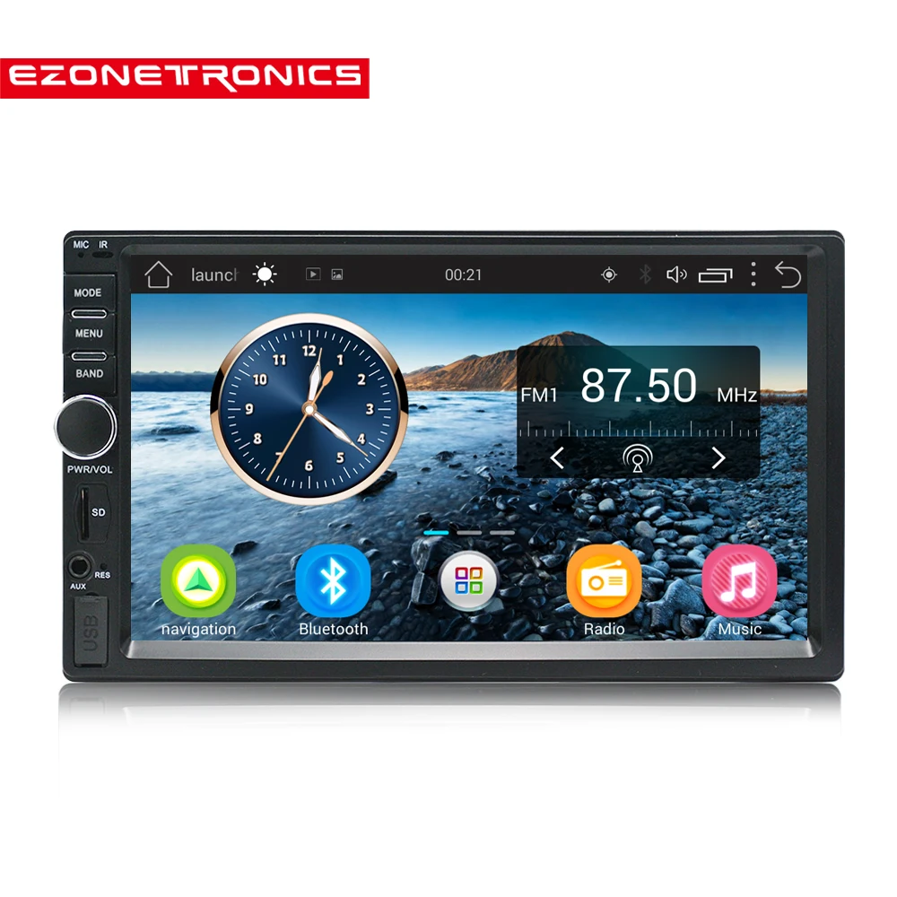 Cheap 7" Android6.0 Quad Core 2G+32G Universal Double 2Din for Nissan Car Audio Stereo GPS Navigation Radio Kits Car Multimedia No DVD 1