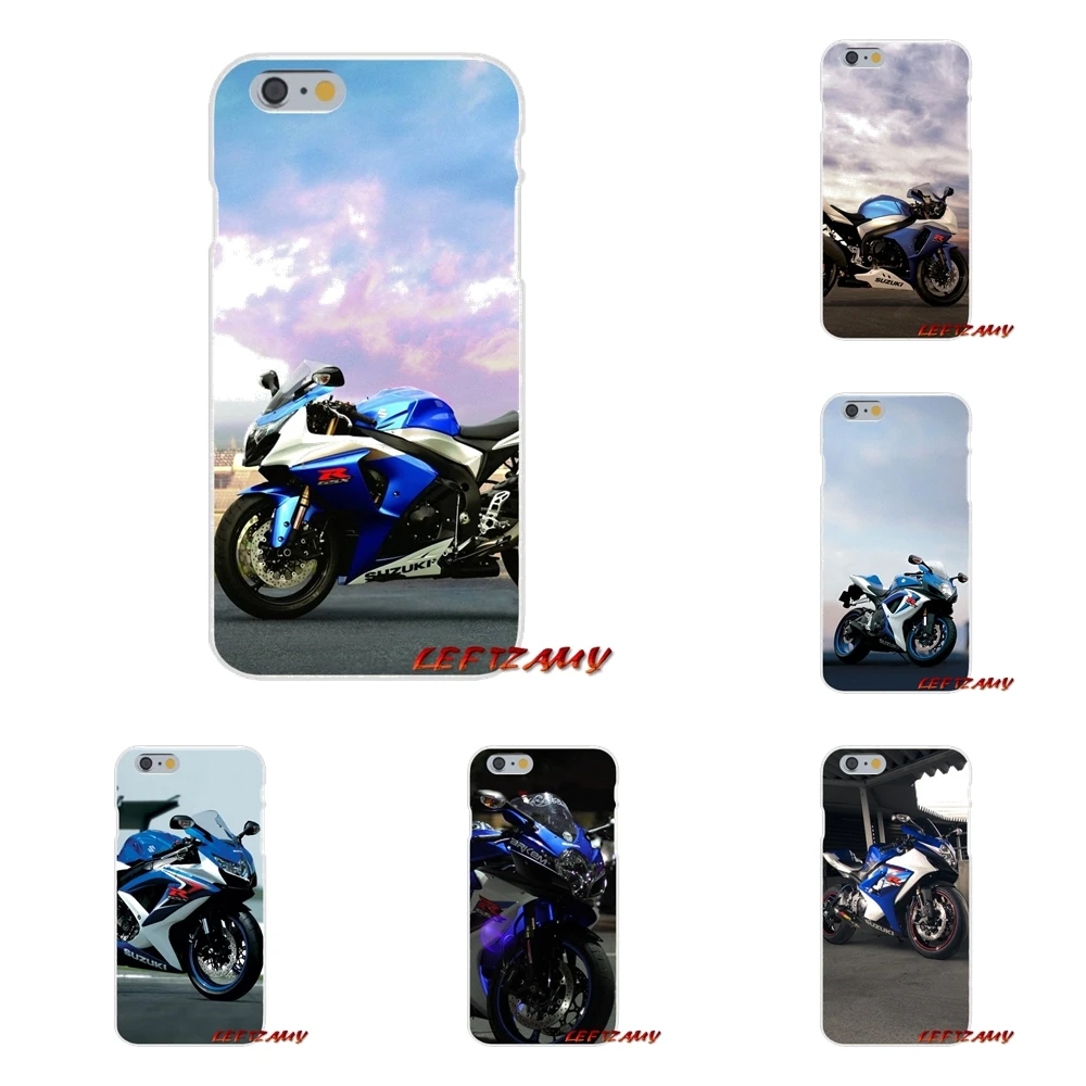 

For Samsung Galaxy S3 S4 S5 MINI S6 S7 edge S8 S9 Plus Note 2 3 4 5 8 Transparent Soft TPU Case cool suzuki gsxr 1000 Motorcycle