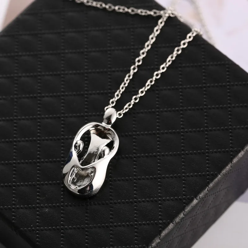 Family Love Pendant Chain Necklace Mother Son Daughter Mom Baby Gifts Mother New