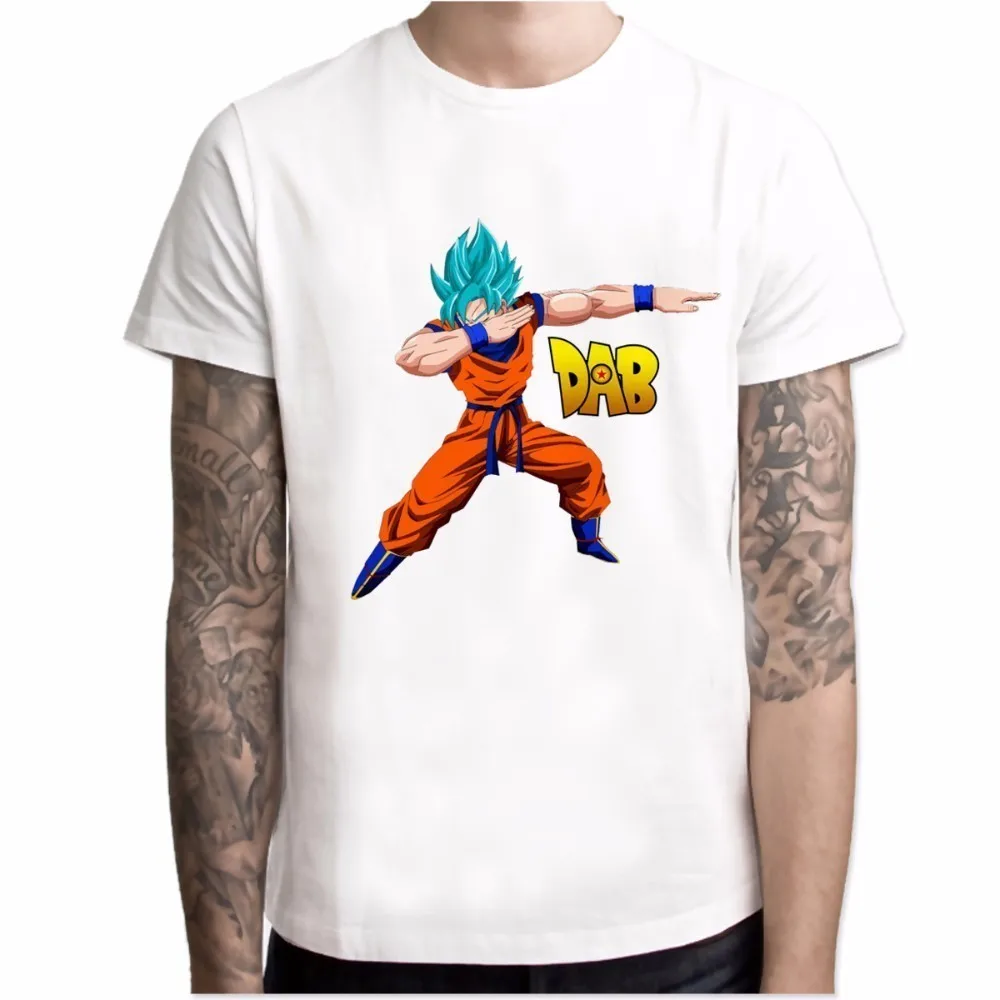 Футболка Мужская Супер dbz футболка vegeta goku saiyan супер футболка dragon ball косплей костюм dragon ball z - Цвет: 5009