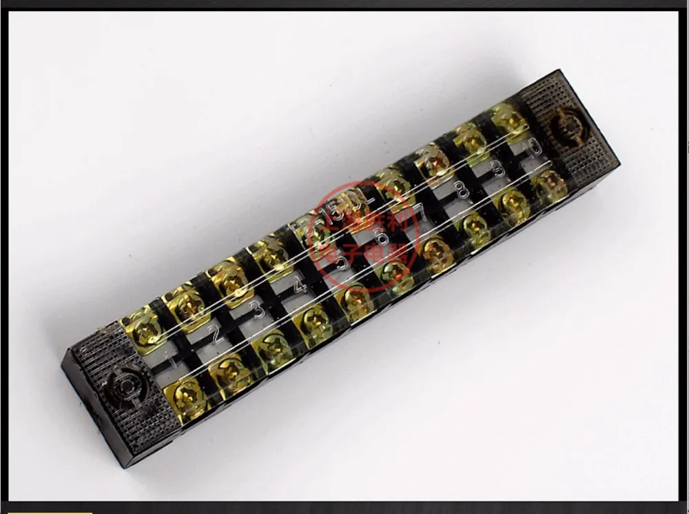 1 шт TB-1510 комбинированные клеммные блоки 600 V, 15A, 10P медные соединения 20 винтов патч-панель монтажная распределительная коробка