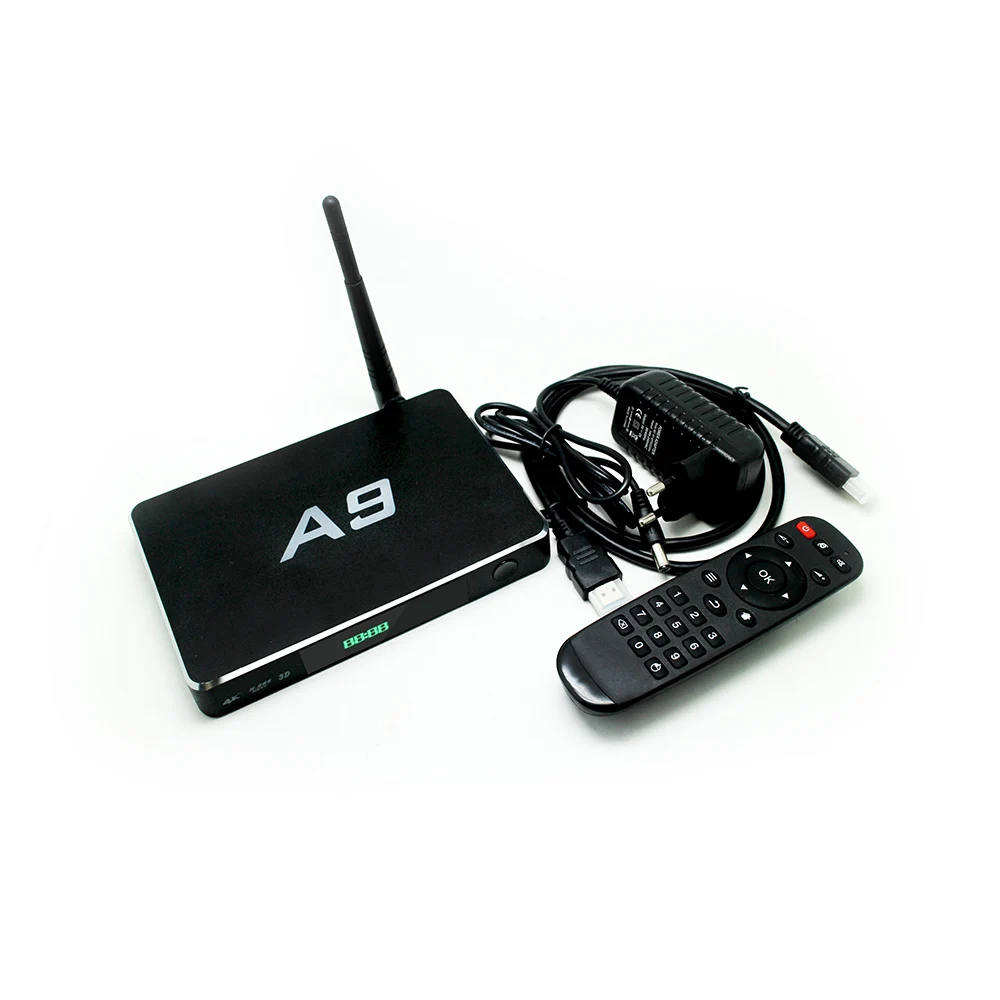 HD Media player Smart Box Android 6.0 TV Box Amlogic S905X Quad Core Coretex-A53 USB2.0 2GB/ 8GB WIFI tv box IPTV Set top box