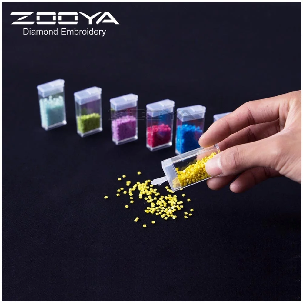 

Diamond Painting Accessories Box DIY Diamond Embroidery Mosaic Tools Bead Transparent Plastic Drill Storage Box Avoid Miss Drill