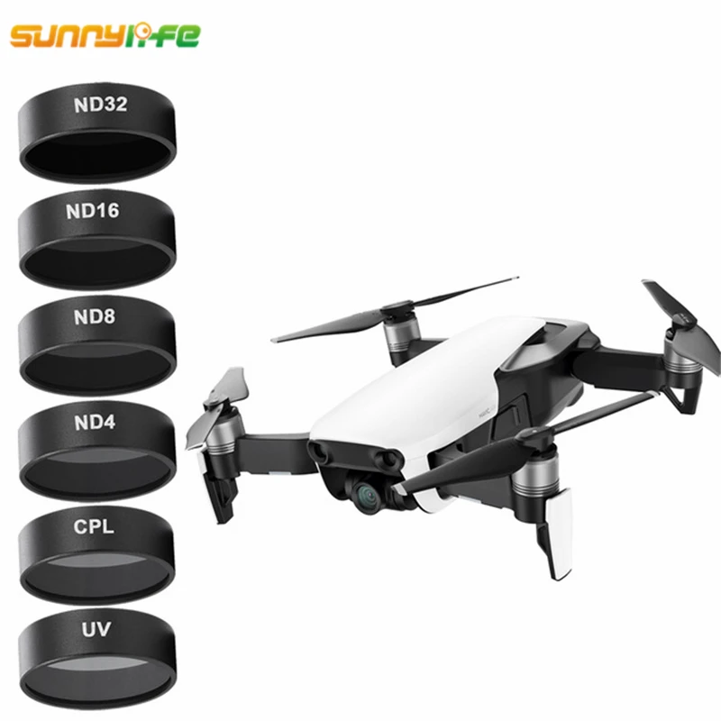 Sunnylife для DJI Mavic камера воздушного дрона фильтр объектива Star CPL ND4 ND8 ND16 ND32 фильтр ультратонкий для DJI Mavic Air Аксессуары