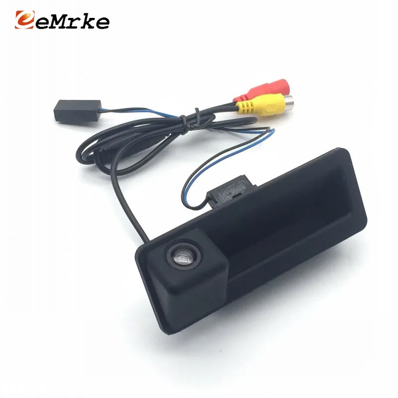 EEMRKE CCD Trunk Handle Camera HD Night Vision Car Rear View Backup