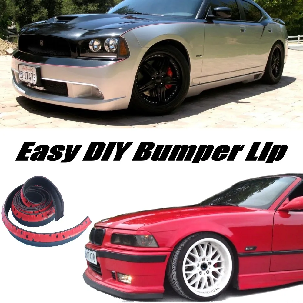 3M Bumper Lip Deflector Front Skirt For Dodge Charger 2006~2016