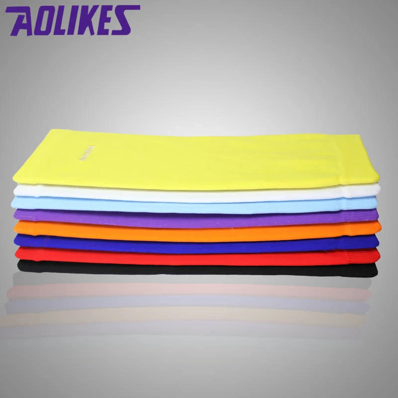 AOLIKES 1PCS Elastic Basketball Arm Sleeve Armband Soccer Volleyball Elbow Support Brace Sports Protector