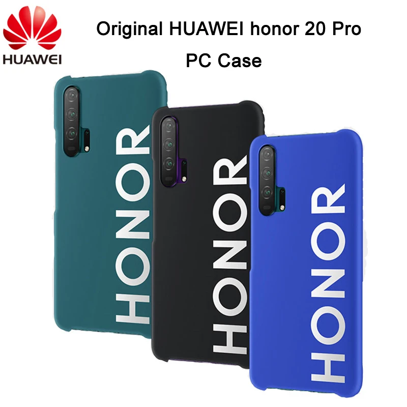 

Original HUAWEI honor 20 Pro Case Plastic PC Hard Back Cover Protective Shell Capa Case for honor 20 PRO