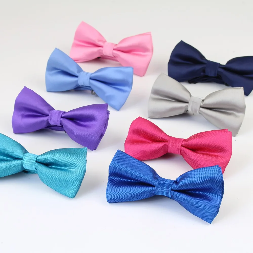 Aliexpress.com : Buy Men Terylen Bow Tie Flexible Bowtie Smooth Necktie ...