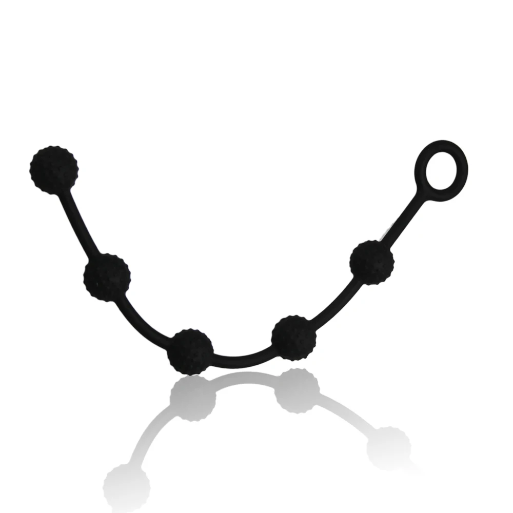 h074Beads Chain butt plug backyard Pull Ring  (12)