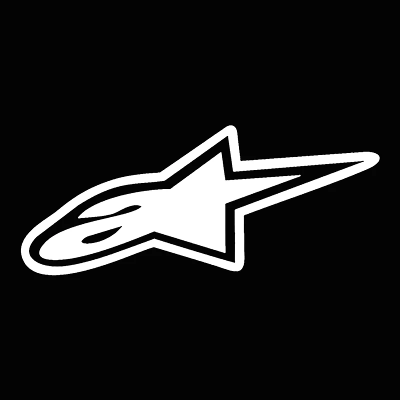 187.6CM Car Sticker 3D Alpine Star Motorcycle Car Decoration Personalized Fashion Accessories Sticker Car Body Window Stickers (3)