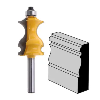 

8mm Shank Architectural Cemented Carbide Molding Router Bit Cutter for Wood Cutting Power Tools