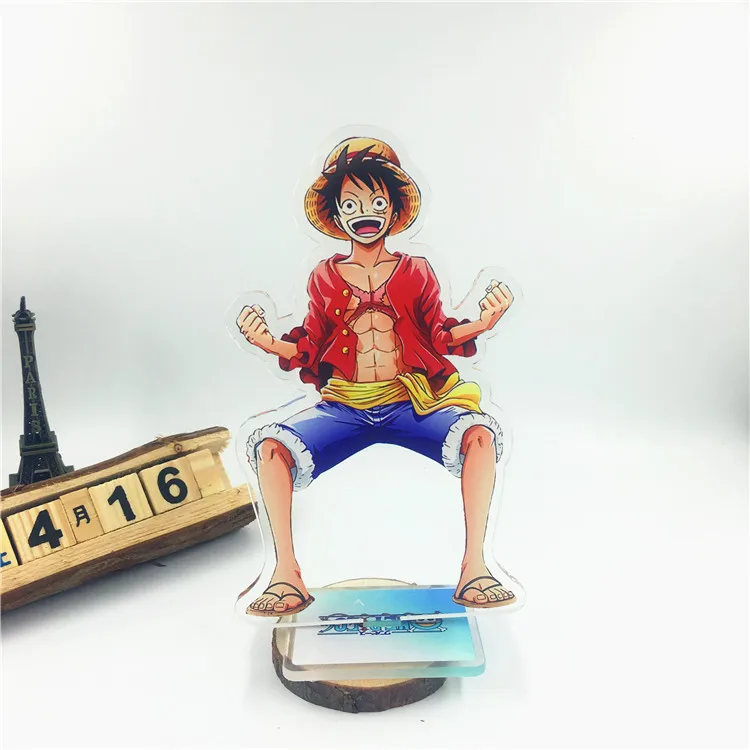 Аниме Обезьяна D Luffy Nami Ace Zoro Sabo фигурка на акриловой подставке настольное