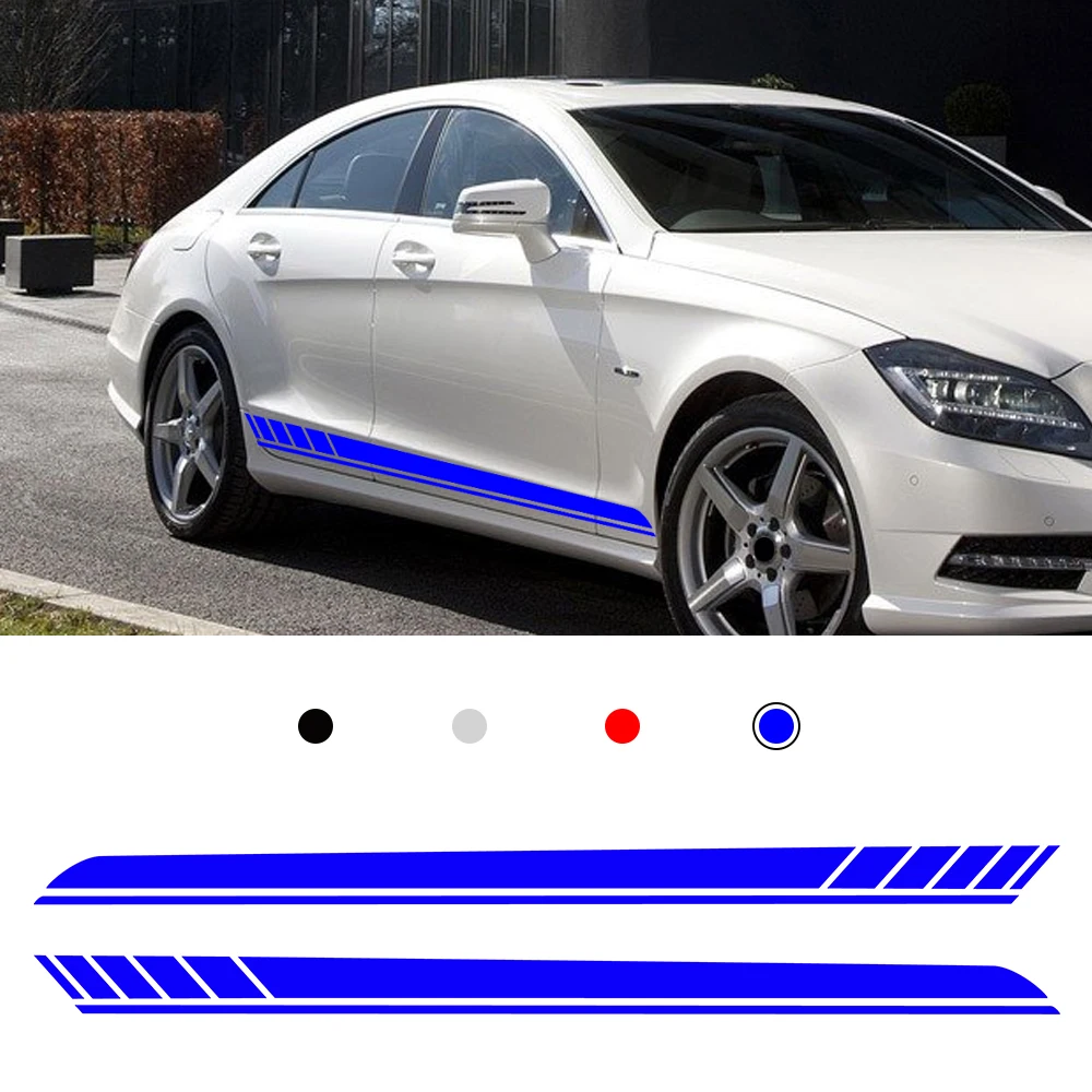 Наклейка на боковую дверь автомобиля для BWM E90 E60 Cadillac Audi A4 B8 A5 Mercedes Аксессуары 1