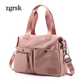 

Female Handbags Korean Style Classic Nylon Zipper None Solid Leather Crossbody Bags Handbags Handbags Brown Vintage Bag Bolsa