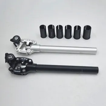 

Suntour NCX bicycle Damping suspension seatpost mountain bike seat post 27.2 31.6 27.2mm/31.6mm*400mm sliver black Seatposts