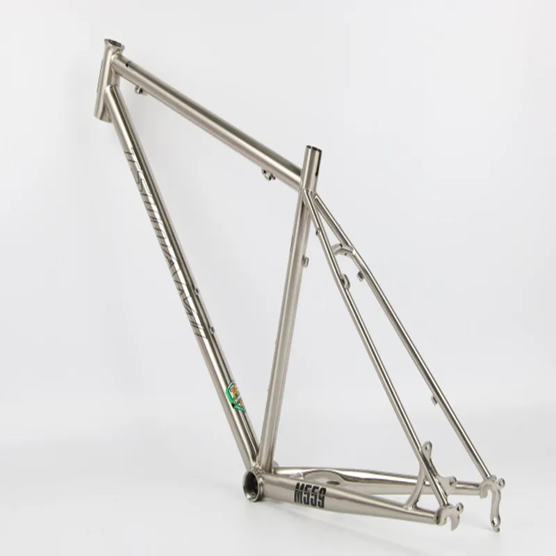 Perfect TSUNAMI Mtb Bicycle tapered header Steel Frame Mountain Bike silver Frame 26 "27.5" * 15.5-17 inch 4 Perfect TSUNAMI Mtb Bicycle tapered header Steel Frame Mountain Bike silver Frame 26 "27.5" * 15.5-17 inch 4