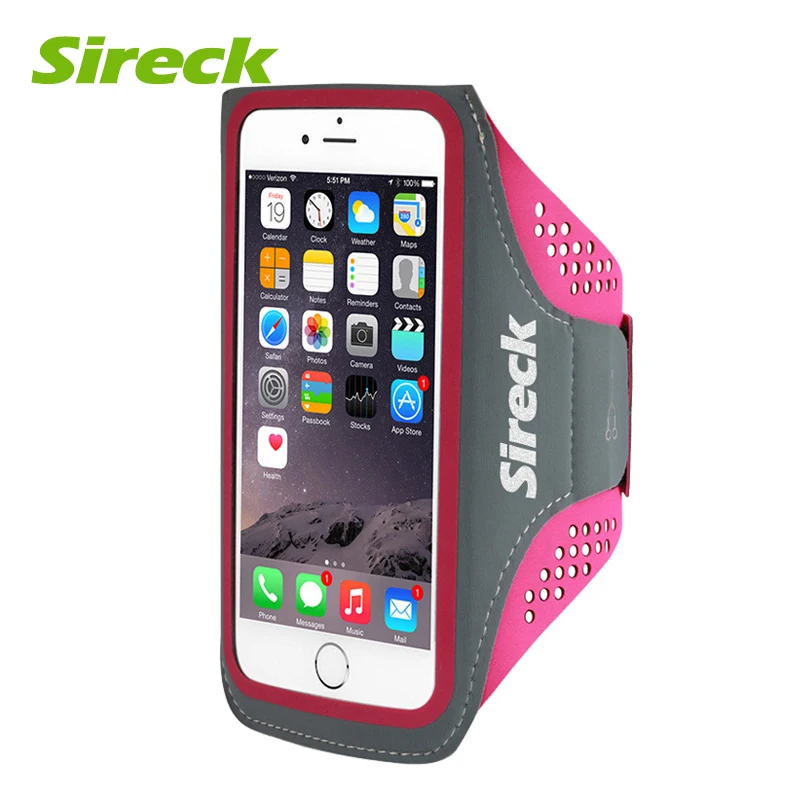 Sireck Outdoor Sport Bag Running Belt Arm Band Bag For 5.0 5.8 Inch Phone Waterproof Jogging Fitness Gym Armbands Cellphone Case