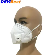 PM2.5 фильтры Анти-туман и туман рот маска от пыли с принтом с клапаном и дышащая Высокая производительность одноразовые маски