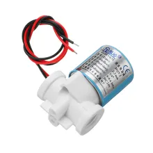 DC12V/24 V пластиковый электромагнитный клапан дозатор воды Соленоидный клапан RO система Соленоидный клапан медная эмалевая проволока