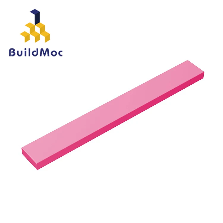 BuildMOC совместимая сборка частиц 4162 1x8для строительных блоков части DIY логотип